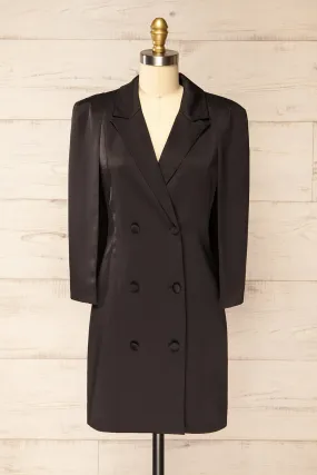 Charlene Black | Cape Blazer Dress