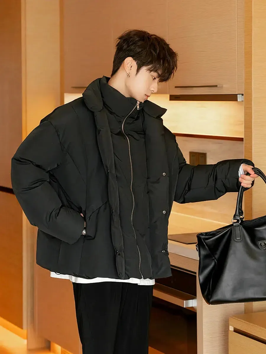ChicMy-Fall Outfits -Autumn/Winter Coat Jacket INS Style Street Fashion Quilted Two Piece Puffer Jacket