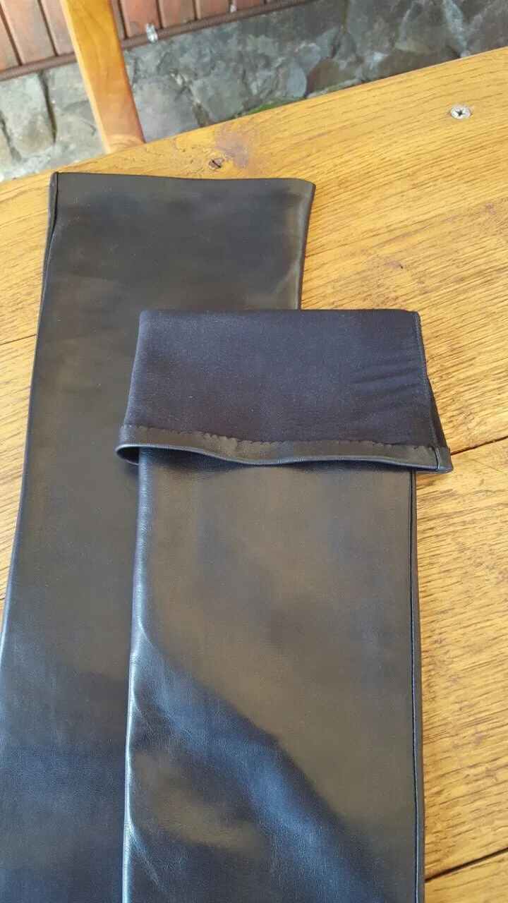 Luxury Long leather gloves for ladies