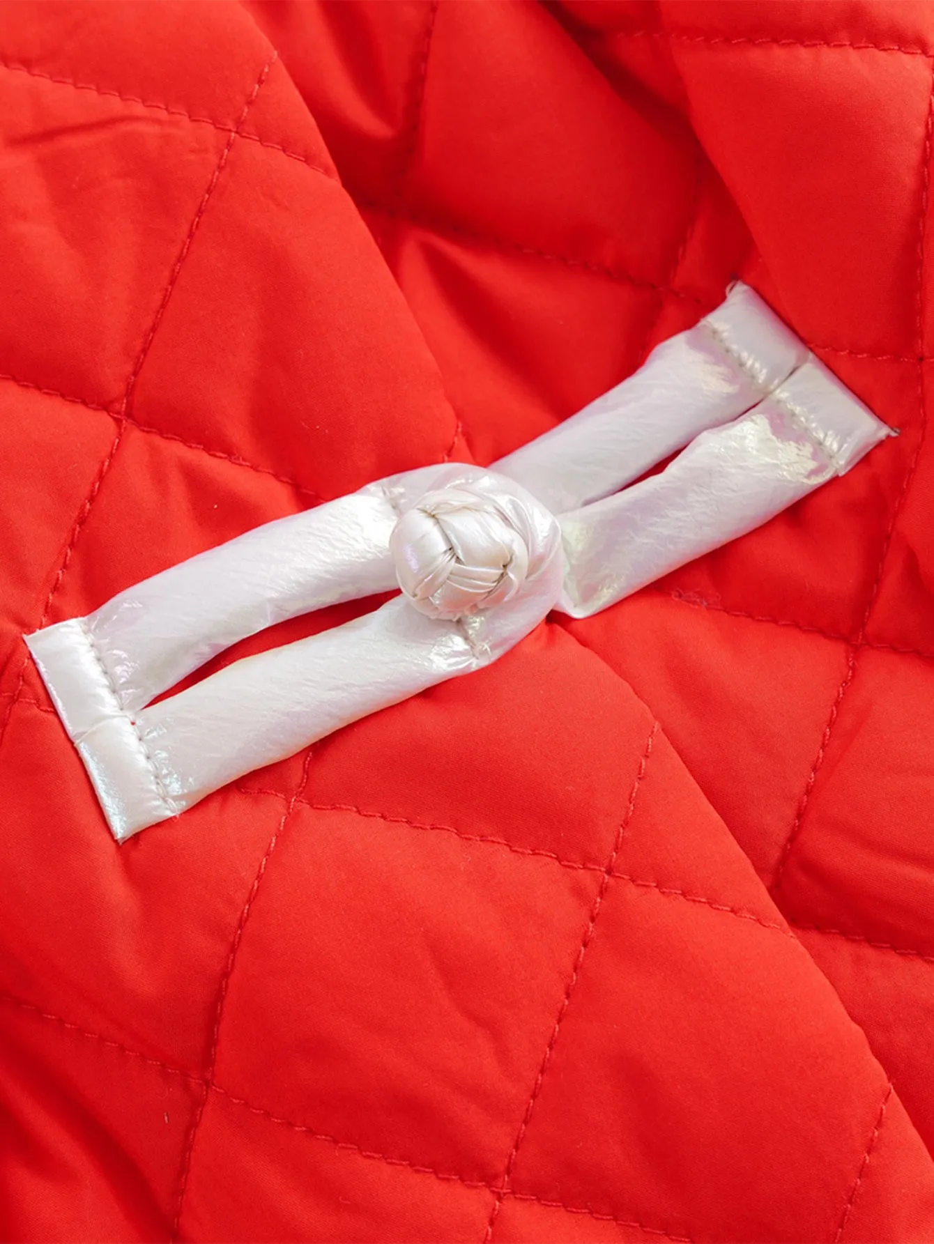 MARC & JANIE Girls New Year Frog Closure Quilted Coat 221591