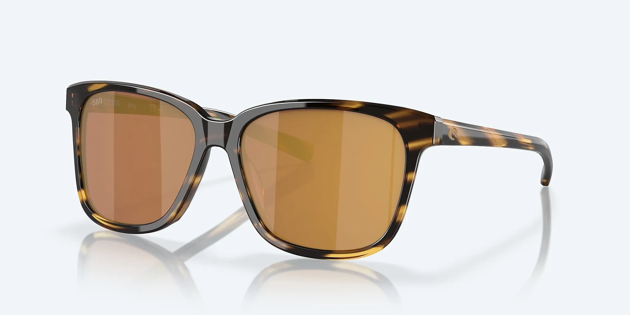 May Polarized Sunglasses - Gold Lense/Tortoise Frame
