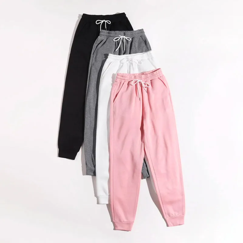 Pack Of Four Drawstring Waist Thermal Lined Sweatpants