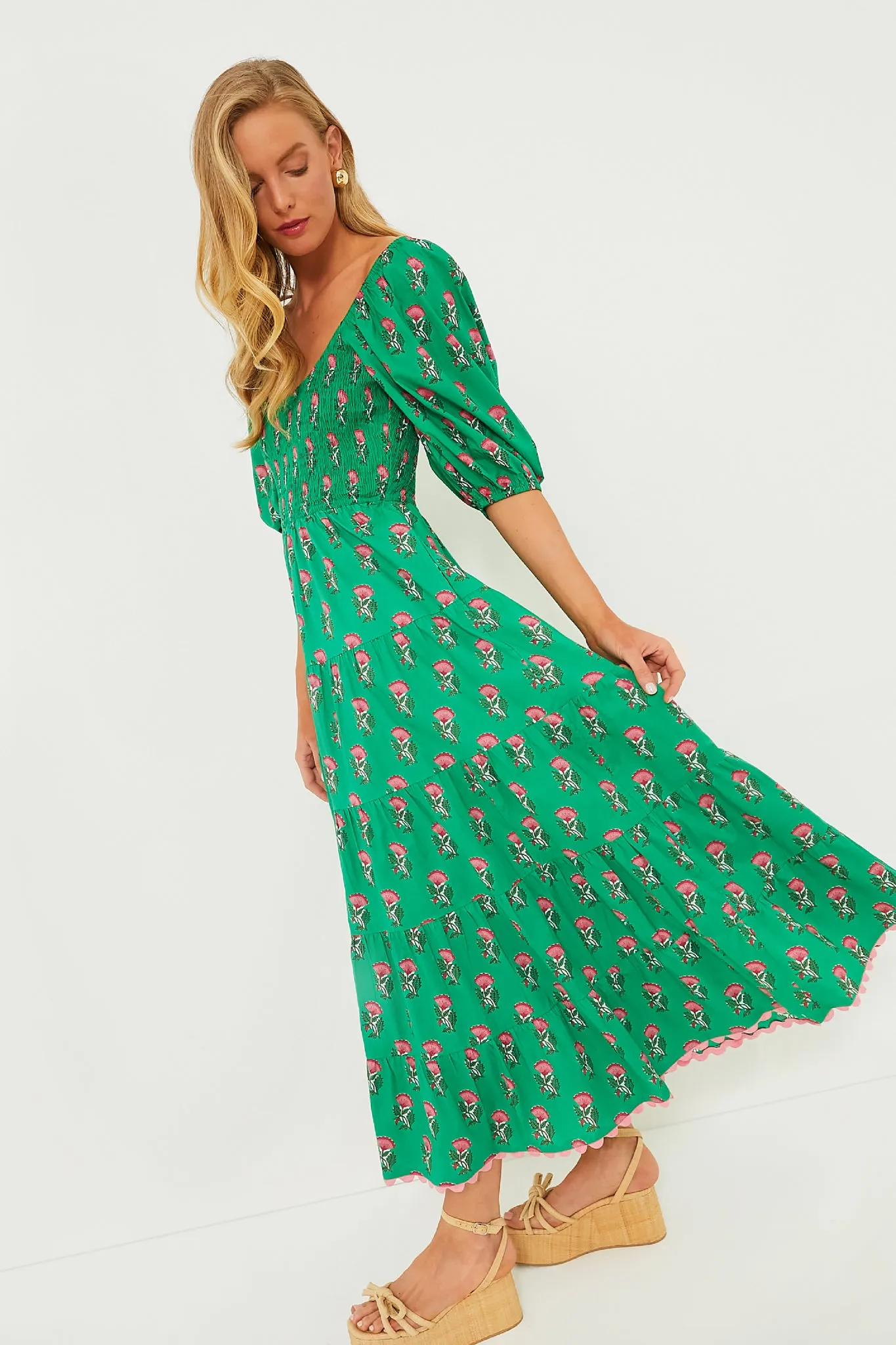 Parakeet Blossom Angelina Dress
