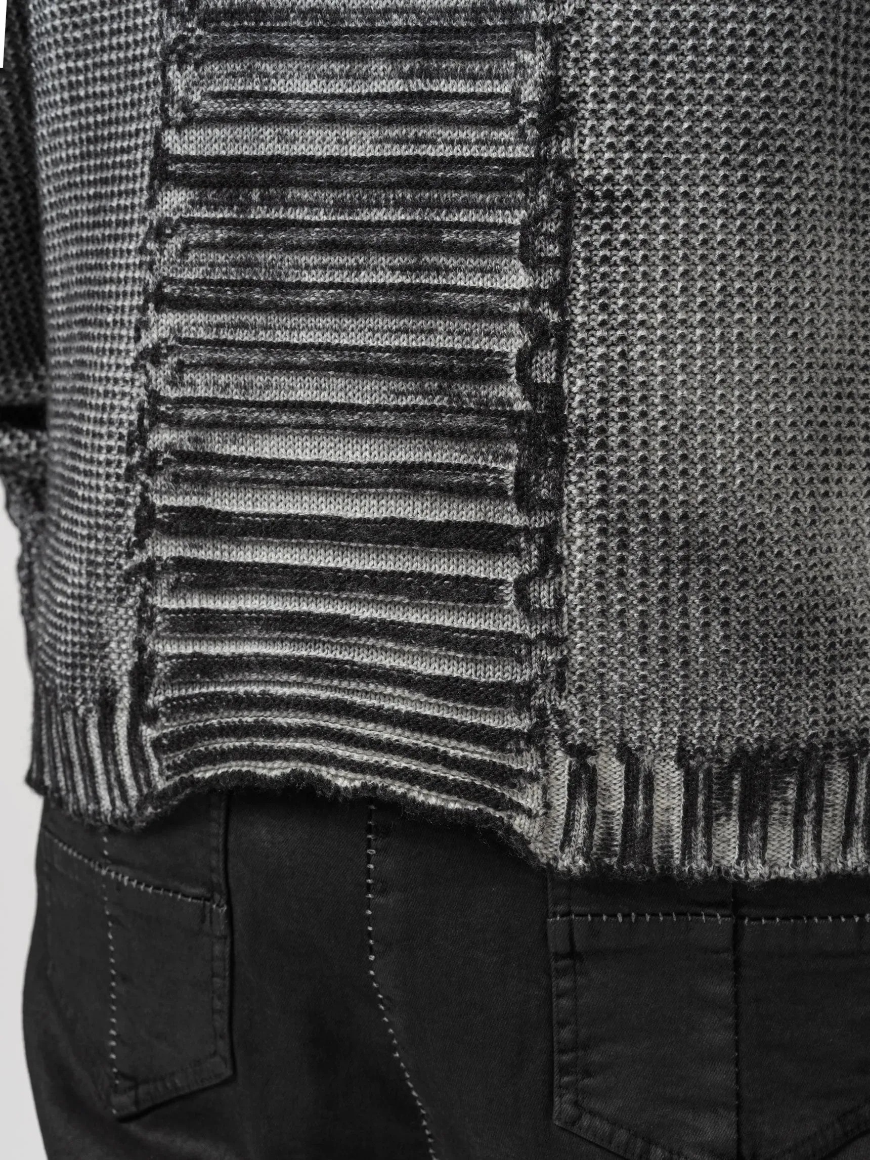 Ribbed Heavy Wool Sweater