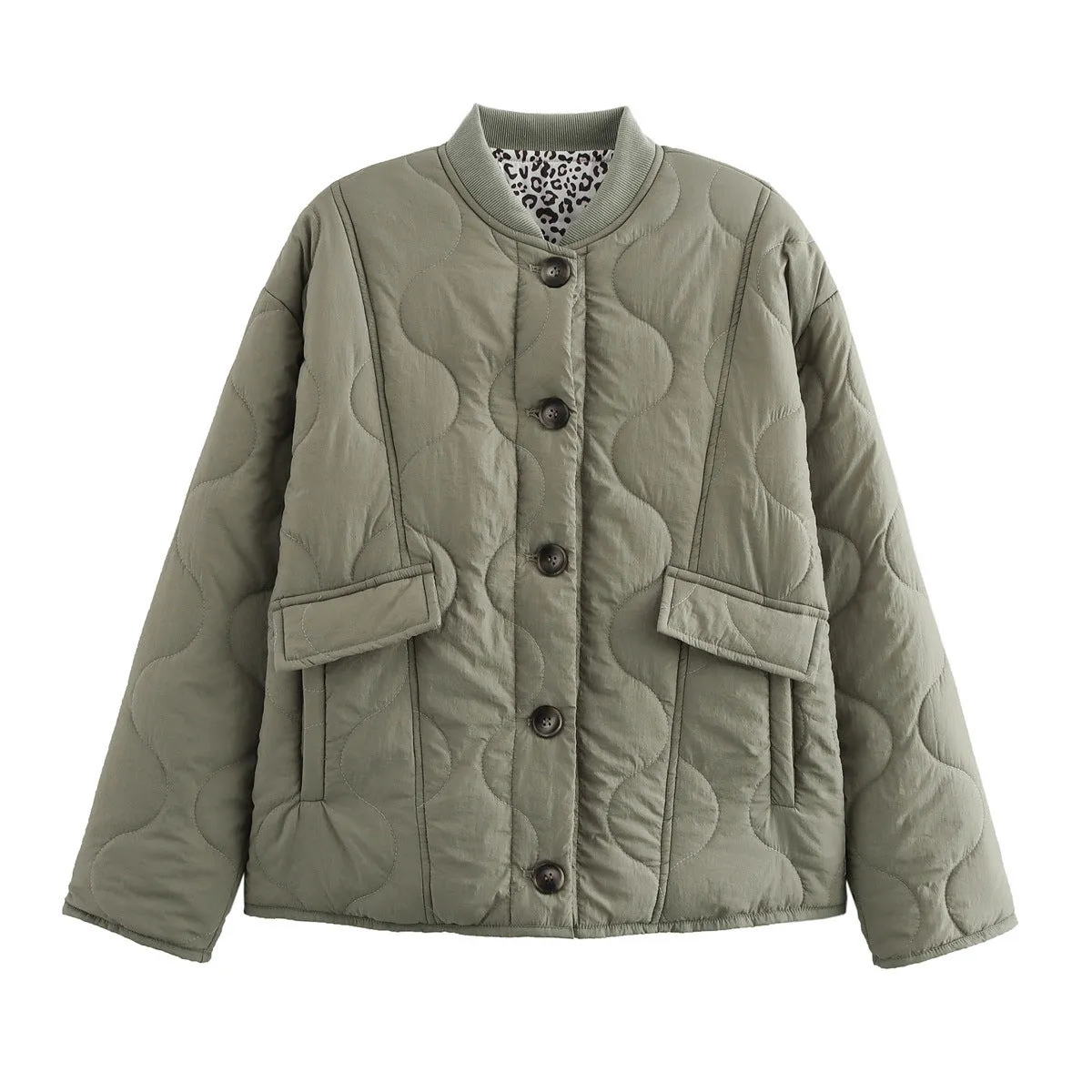 Wenkouban Winter outfits Cyber Monday 2024 chill guy Jacket Loose Retro Leopard Coat Jacket